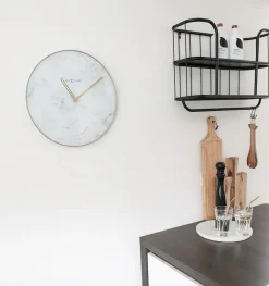 Quarzwanduhr Marble Ø 40 cm Wanduhren