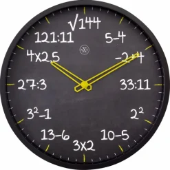 Nextime Quarzwanduhr Maths Ø 30 cm