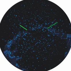 Clearance Quarzwanduhr Milky Way Dome Ø 35 cm Wanduhren