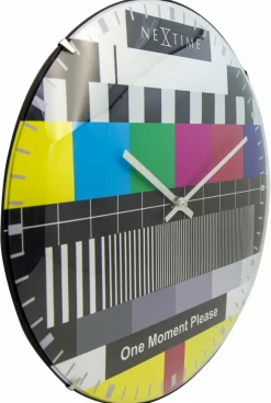 Nextime Wanduhren|Quarzwanduhr Testpage Dome Ø 35 cm
