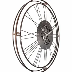 Nextime Quarzwanduhr Wire Gear Clock Ø 90,5 cm