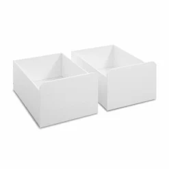 Kinder Kinderbetten|Kinderbetten|Rollschubkästen Piloti 2er-Set