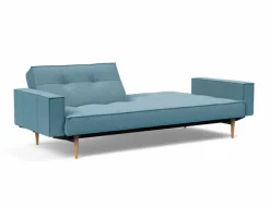 INNOVATION LIVING Schlafsofa mit Armlehnen Splitback Styletto hell