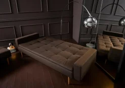 Schlafsofa mit Armlehnen Dublexo Styletto hell Schlafsofas|Schlafsofas