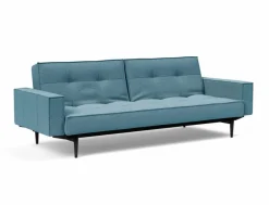 Online Schlafsofa mit Armlehnen Splitback Styletto schwarz Schlafsofas|Schlafsofas