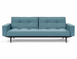 Online Schlafsofa mit Armlehnen Splitback Styletto schwarz Schlafsofas|Schlafsofas