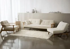 INNOVATION LIVING Schlafsofa Splitback Frej Eiche