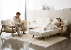 INNOVATION LIVING Schlafsofa Splitback Frej Eiche