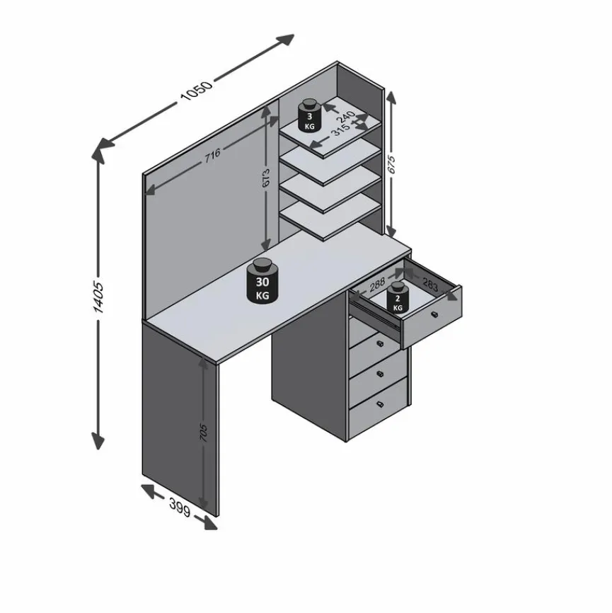 New Schminktisch Marl Schminktische