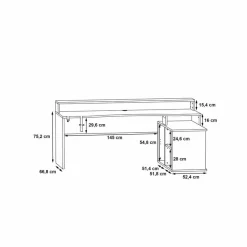 Discount Schreibtisch Tezaur Schreibtische