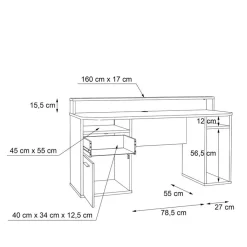 Kinder FORTE Kinder- & Jugendschreibtische|Kinder- & Jugendschreibtische|Schreibtisch Tezaur