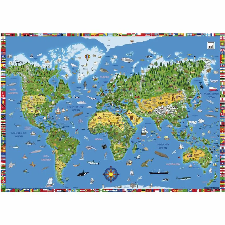 Clearance Schreibtischunterlage Weltkarte Kinder Kinder- & Jugendschreibtische|Kinder- & Jugendschreibtische