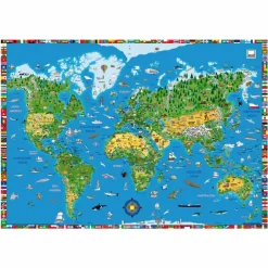 Clearance Schreibtischunterlage Weltkarte Kinder Kinder- & Jugendschreibtische|Kinder- & Jugendschreibtische