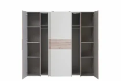 Hot Schwebe-/Drehtürenschrank Kalixtus 200 x 190 cm Kleiderschränke