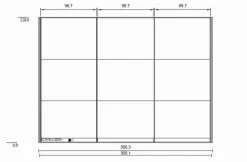 Online Schwebetürenschrank Miami 307 x 220 cm Kleiderschränke