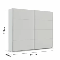 Online Schwebetürenschrank Qaudra 271 x 229 cm Kleiderschränke
