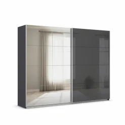 Outlet Schwebetürenschrank Quadra 271 x 210 cm Kleiderschränke