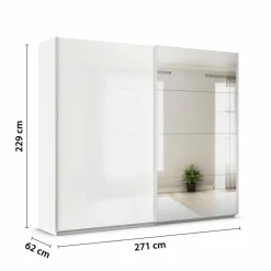 rauch ORANGE Schwebetürenschrank Quadra 271 x 229 cm