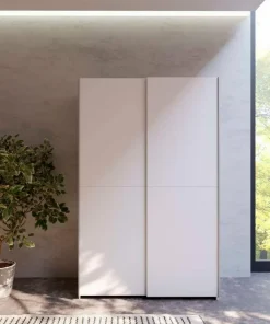 FORTE Kleiderschränke|Schwebetürenschrank Schach&Matt 120 x 190 cm