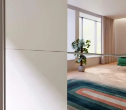 FORTE Schwebetürenschrank Schach&Matt 150 x 190 cm