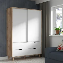 FORTE Schwebetürenschrank Vankka 139 x 202 cm