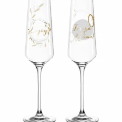 Online Sektglas Feiern 2tlg. Gläser