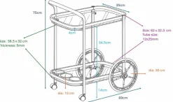 Servierwagen|Servierwagen Luise