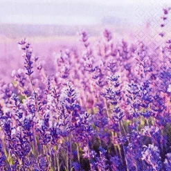 Tischwäsche|Tischwäsche|Serviette Field of Lavender 20tlg.