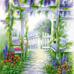 Serviette Garden Idyll 20tlg. Tischwäsche|Tischwäsche