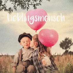 Serviette Lieblingsmensch 20tlg.