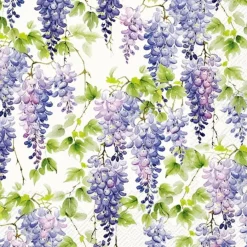 Tischwäsche|Tischwäsche|Serviette Purple Wisteria 20tlg.
