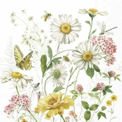 Serviette Wildflower & Butterfly 20tlg