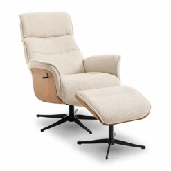 Sessel|Sessel mit Hocker Corte