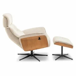 Sessel|Sessel mit Hocker Corte