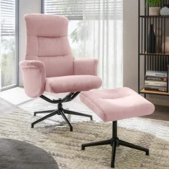 Sessel|Sessel mit Hocker Roger