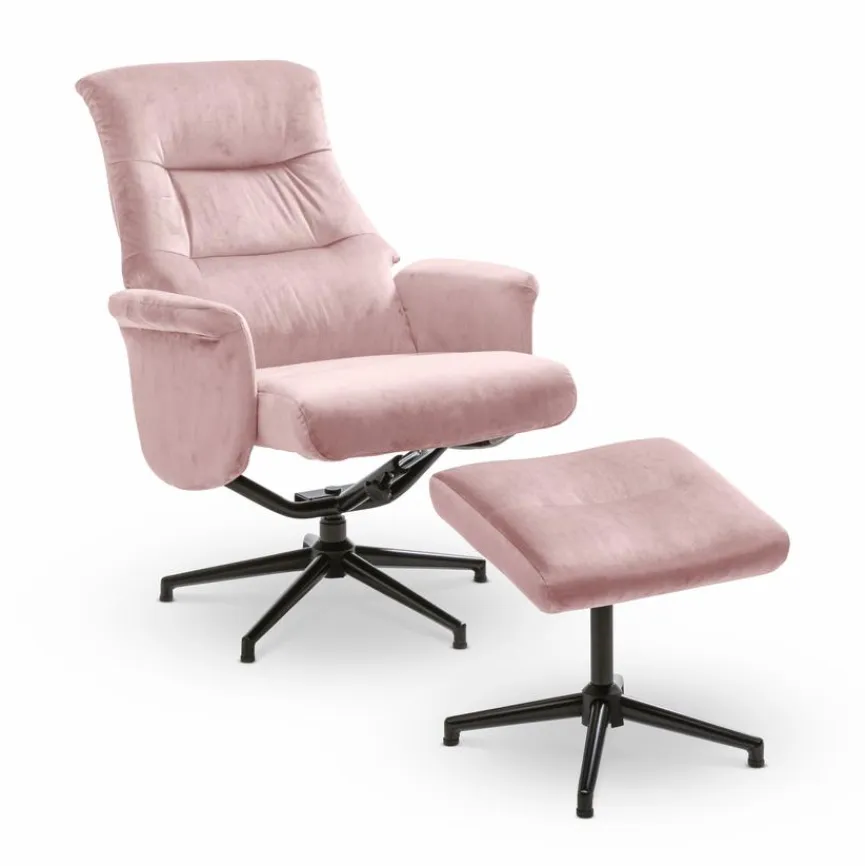 Sessel|Sessel mit Hocker Roger