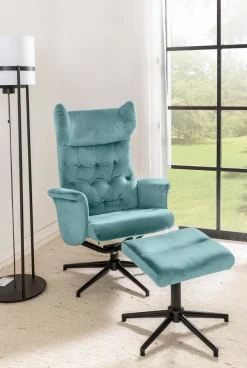 Sessel mit Hocker Vals Sessel