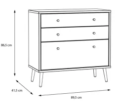 FORTE Kommoden|Sideboard Harllson