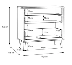 FORTE Kommoden|Sideboard Harllson