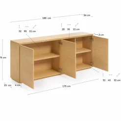 Kave Home Kommoden|Kommoden|Sideboard Abilen