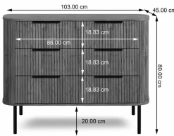 WOLFMÖBEL Sideboard Bronx 4483