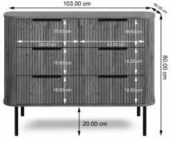 Clearance Sideboard Bronx 4484 Kommoden|Nachttische & Kommoden