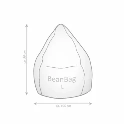 Clearance Sitzsack Beanbag Fluffy L Kinder Sitzgelegenheiten|Sitzgelegenheiten