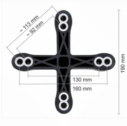 Schneider Schirme Sonnenschirmständerplatten Zubehör 4tlg.