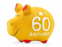 Spardose 60 Birthday! 12,5 x 9 cm