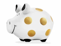 New Spardose Goldpunkt 12,5 x 9 cm Dekodosen