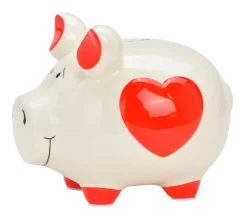 Dekodosen|Spardose Herzdekor 12 x 9 cm