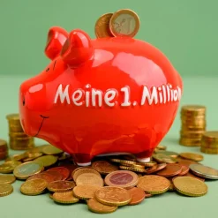 Discount Spardose Meine 1. Million 12,5 x 9 cm Dekodosen