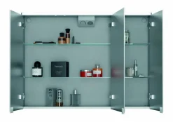 Clearance Spiegelschrank Dekor Alu III Spiegelschränke