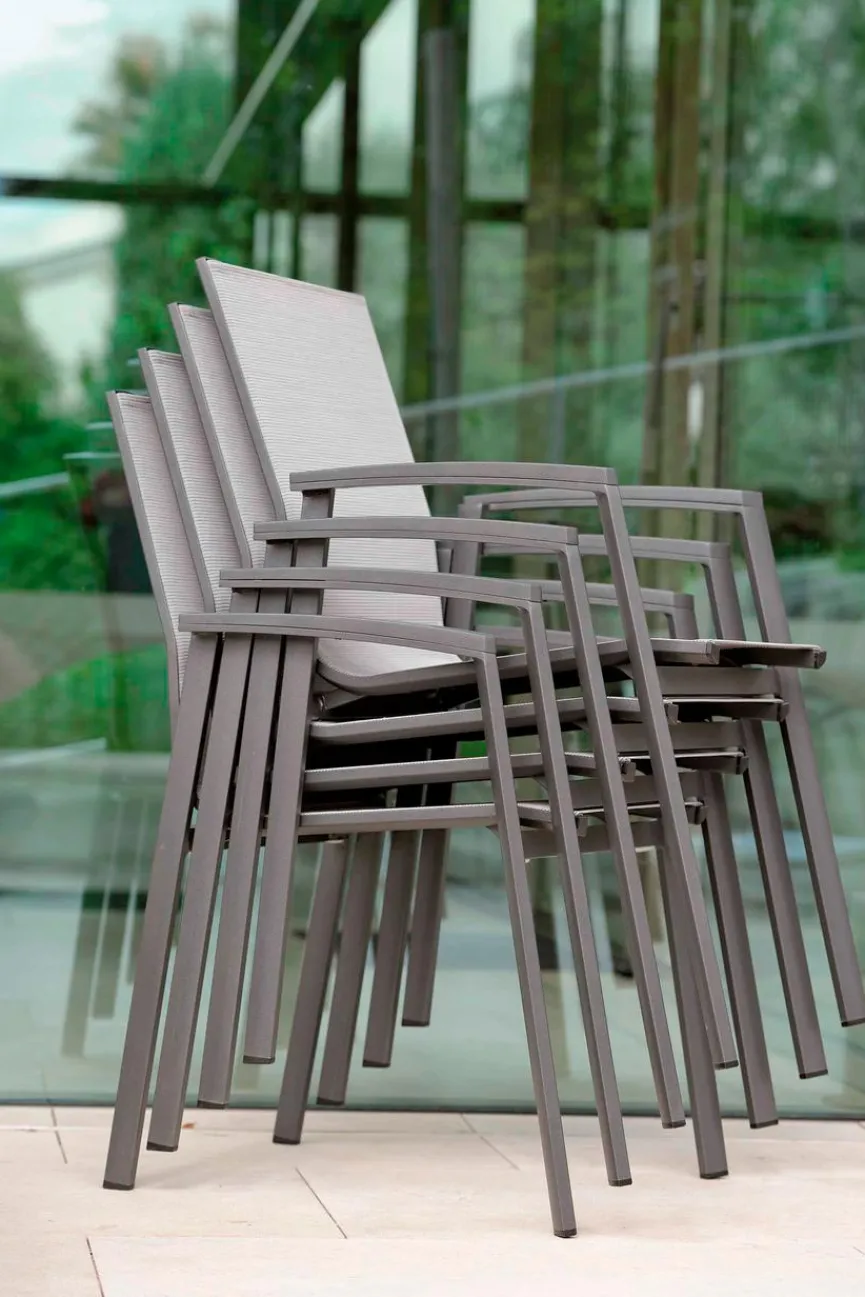 Stern Stapelstuhl New Top, Alu/Textilen